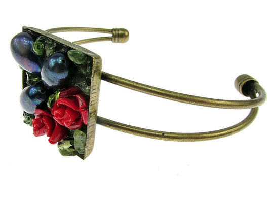 Bratara statement UNICAT Secret Garden L - GlamBazaar.ro