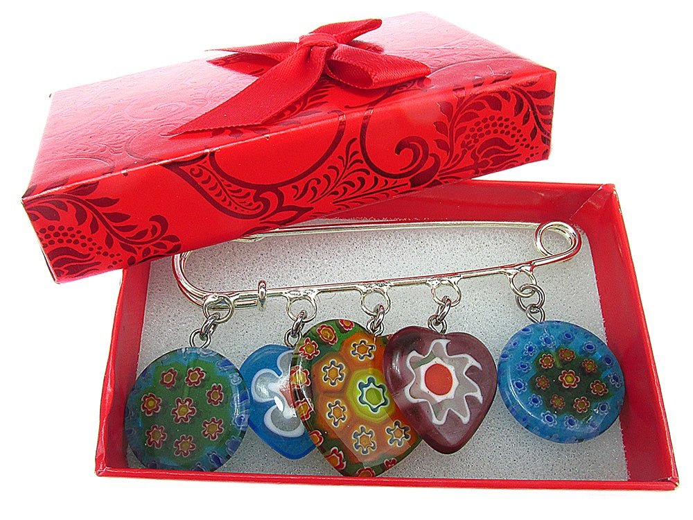 Brosa ac de siguranta supradimensionat Murano - GlamBazaar.ro