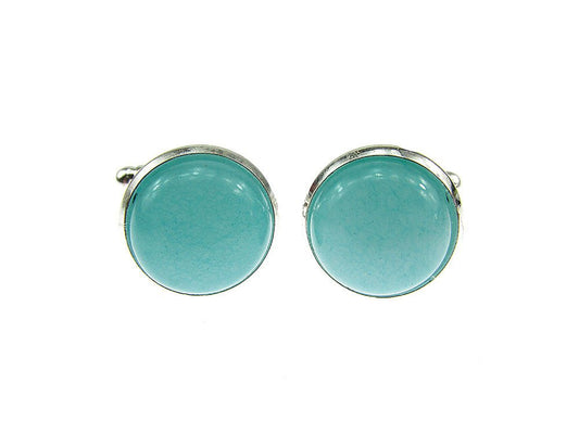 Butoni camasa cu angelit natural 12 mm - GlamBazaar.ro