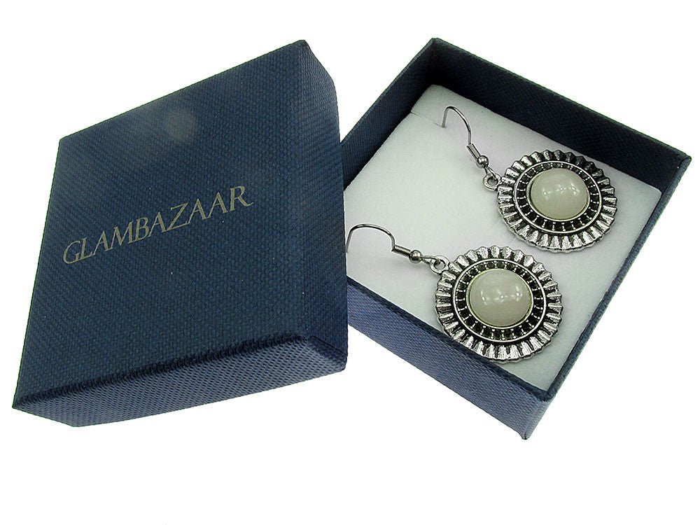 Cercei candelabru model raze cu cuart roz natural - GlamBazaar.ro