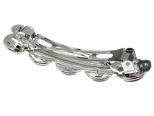 Clama de par cu pietre naturale carneol - GlamBazaar.ro