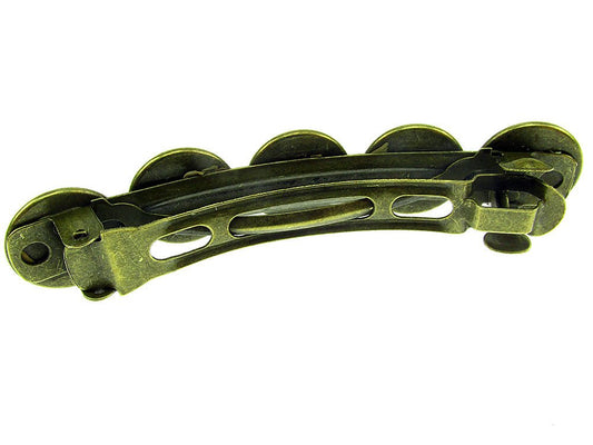 Clama de par vintage cu piatra soarelui maro - GlamBazaar.ro