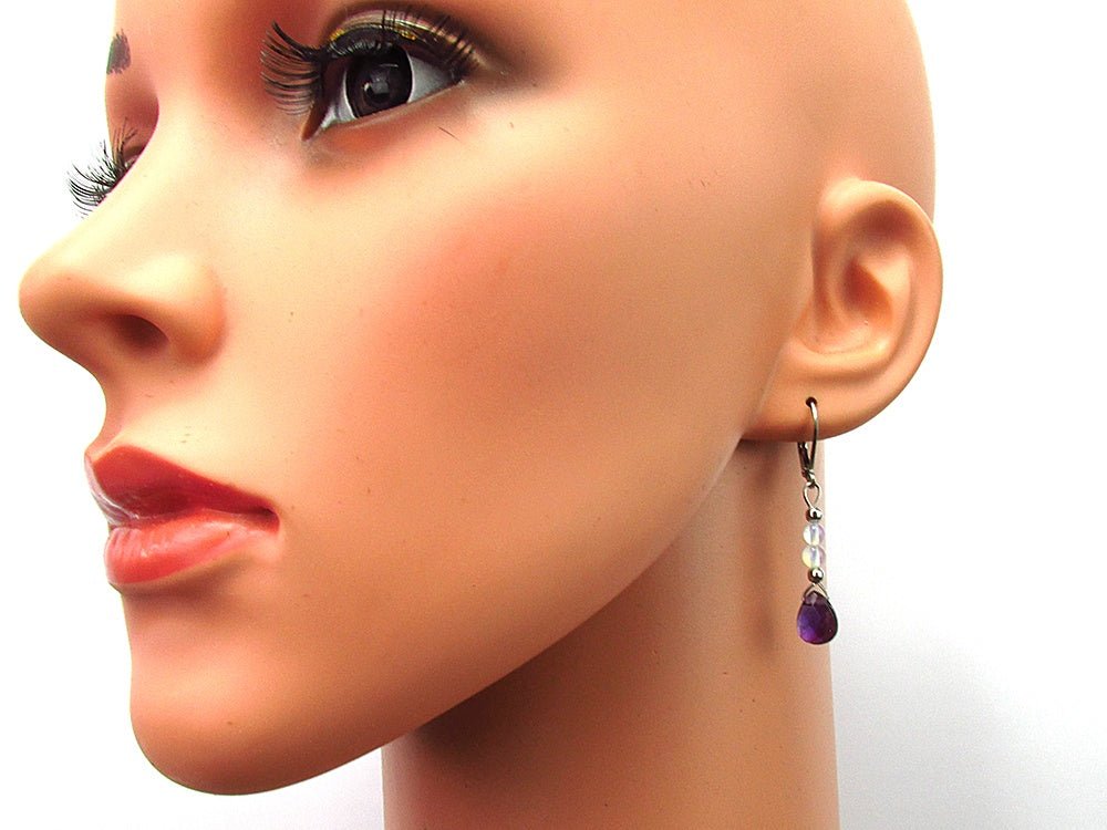 Set bijuterii dama opalit si ametist - GlamBazaar.ro