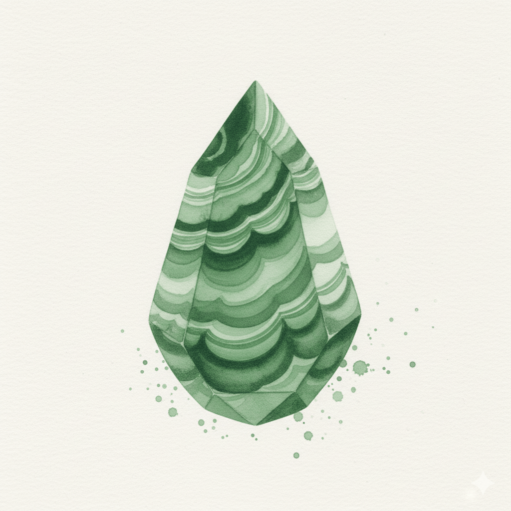 Malachit — Piatra Transformării și a Curajului de a Schimba - GlamBazaar.ro