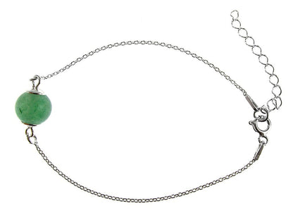 Bratara argint cu aventurin - GlamBazaar.ro