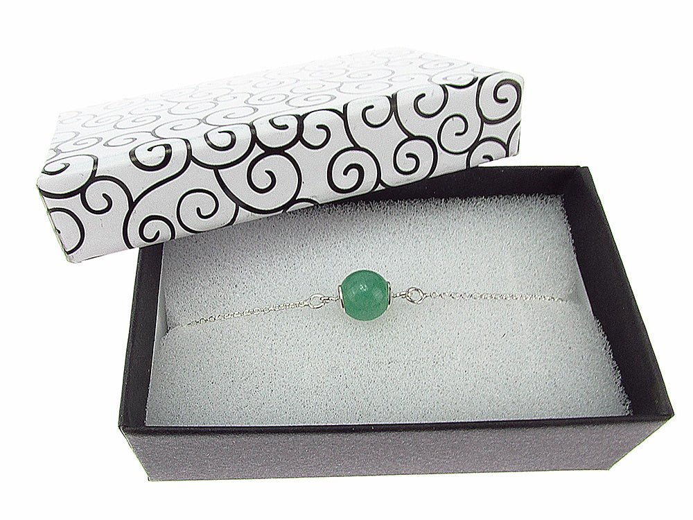 Bratara argint cu aventurin - GlamBazaar.ro