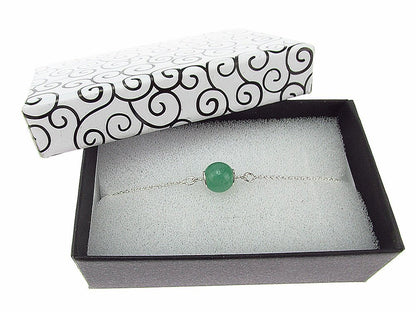 Bratara argint cu aventurin - GlamBazaar.ro