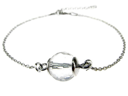 Bratara argint cu cristal de stanca - GlamBazaar.ro