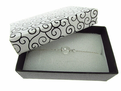 Bratara argint cu cristal de stanca - GlamBazaar.ro