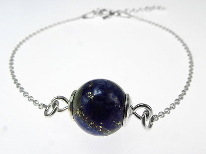 Bratara argint cu Lapis Lazuli - GlamBazaar.ro