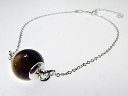 Bratara argint cu ochi de tigru natural - GlamBazaar.ro