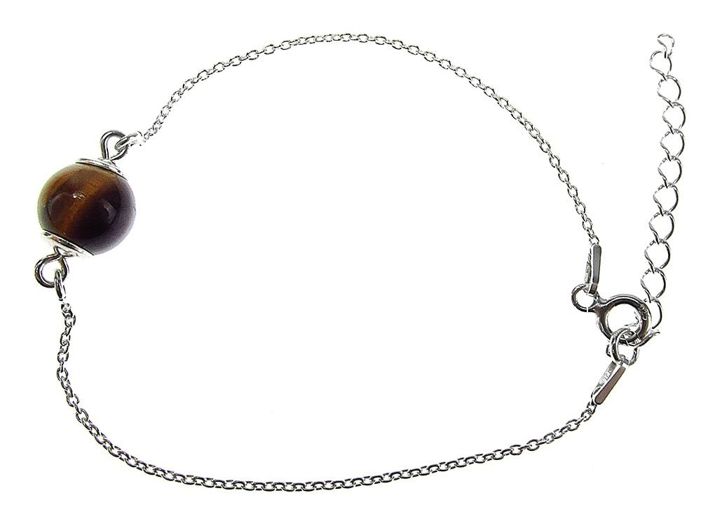 Bratara argint cu ochi de tigru natural - GlamBazaar.ro