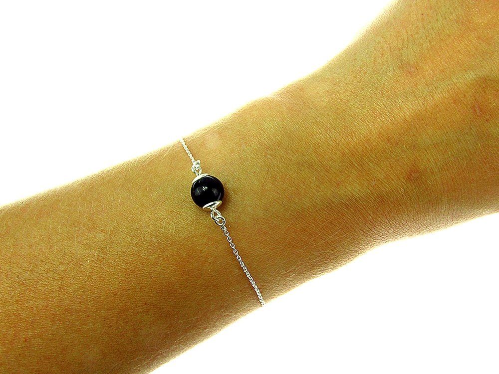 Bratara argint cu onix - GlamBazaar.ro