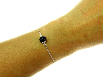 Bratara argint cu onix - GlamBazaar.ro