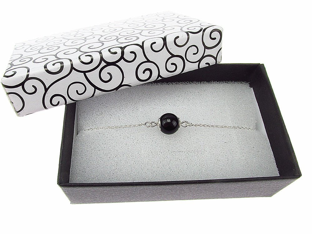 Bratara argint cu onix - GlamBazaar.ro