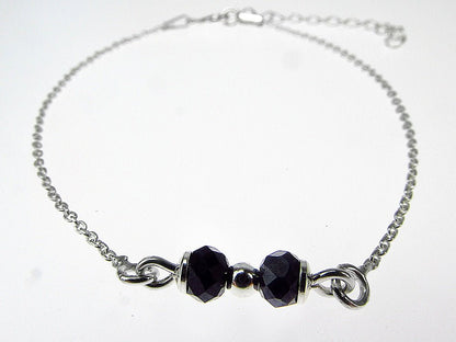 Bratara argint cu safir natural - GlamBazaar.ro