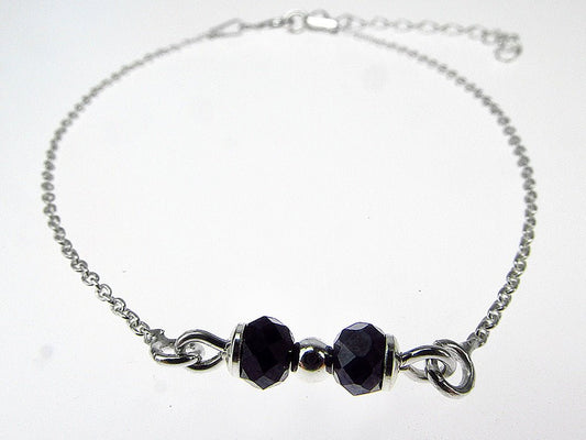 Bratara argint cu safir natural - GlamBazaar.ro