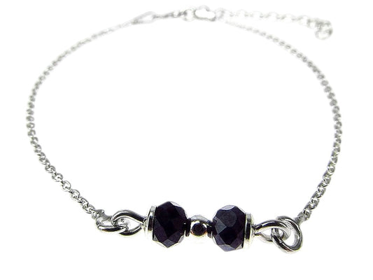 Bratara argint cu safir natural - GlamBazaar.ro