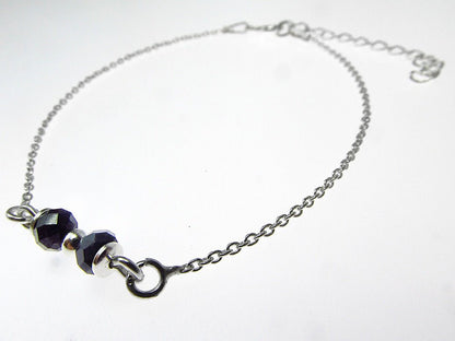 Bratara argint cu safir natural - GlamBazaar.ro