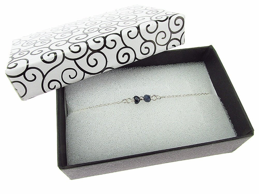 Bratara argint cu safir natural - GlamBazaar.ro