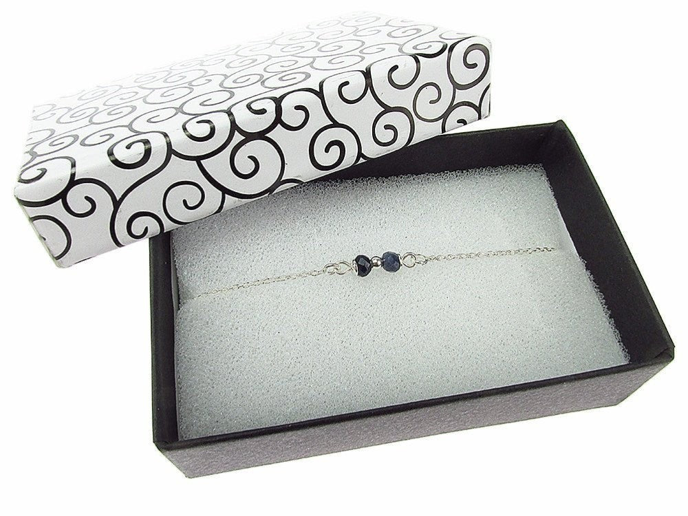 Bratara argint cu safir natural - GlamBazaar.ro