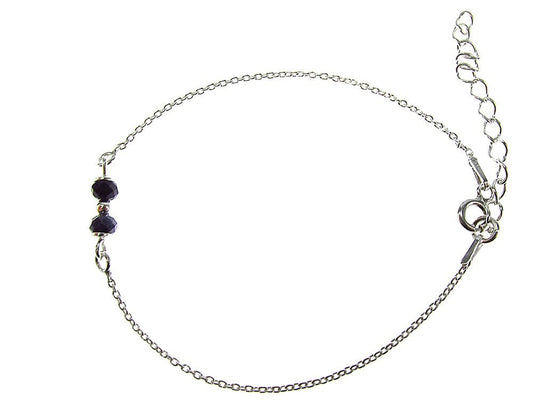 Bratara argint cu safir natural - GlamBazaar.ro