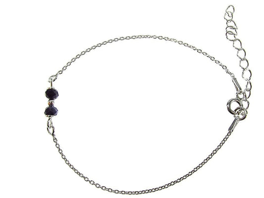 Bratara argint cu safir natural - GlamBazaar.ro