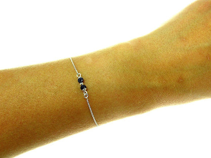 Bratara argint cu safir natural - GlamBazaar.ro