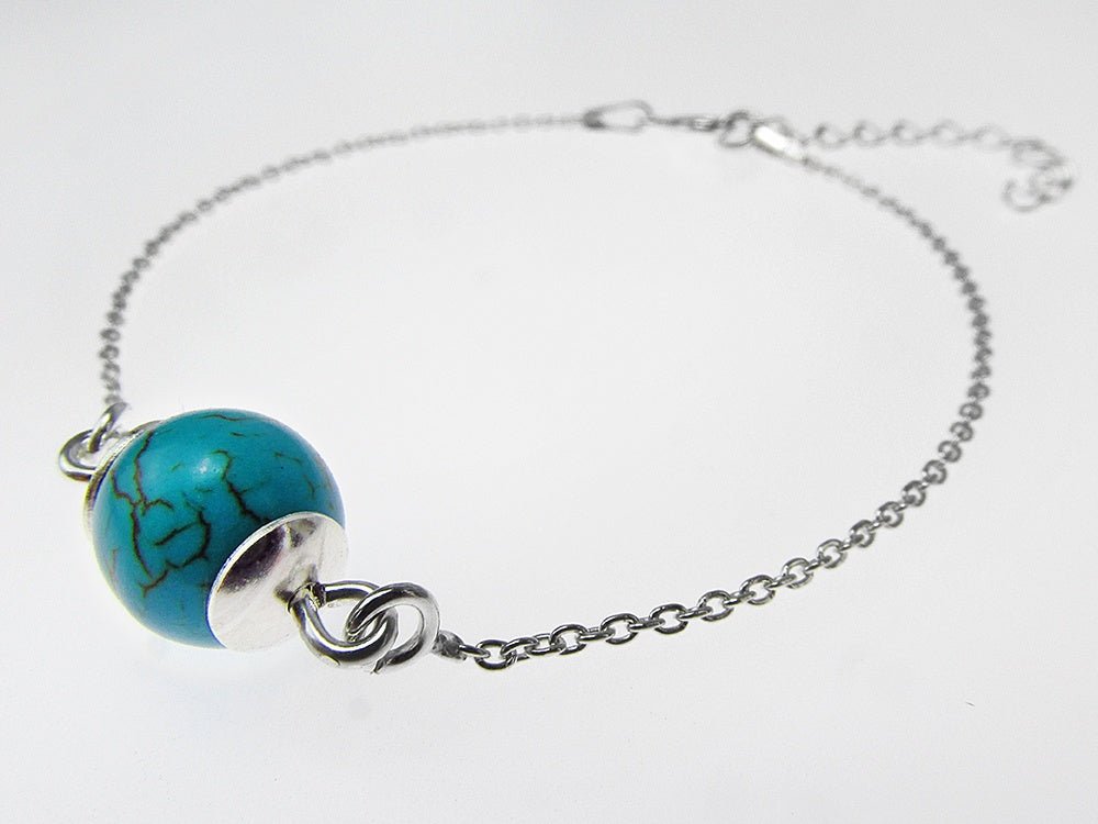 Bratara argint cu turcoaz - GlamBazaar.ro