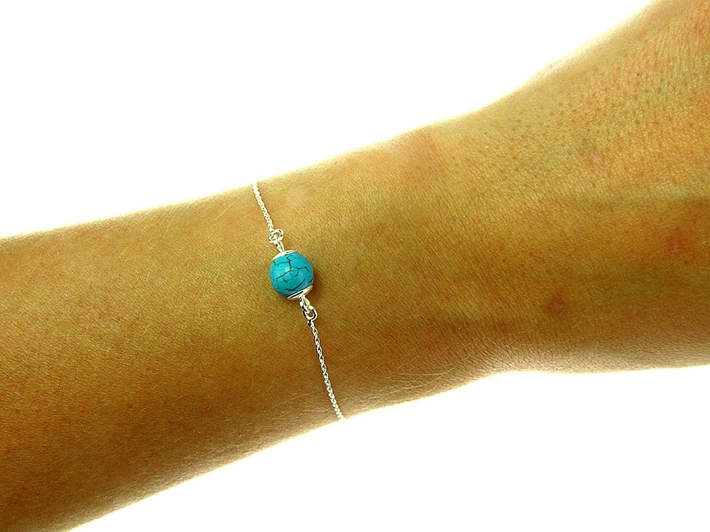 Bratara argint cu turcoaz - GlamBazaar.ro