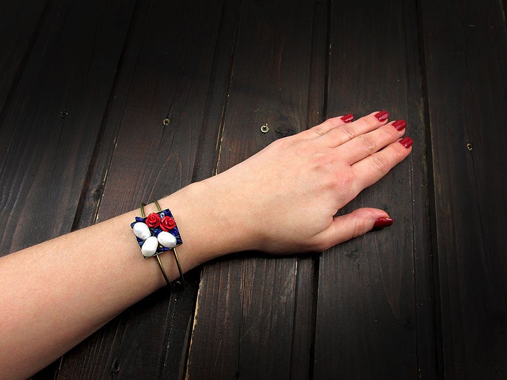 Bratara statement UNICAT Secret Garden B - GlamBazaar.ro