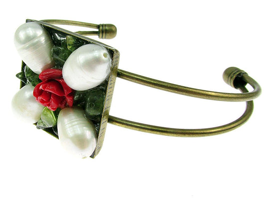 Bratara statement UNICAT Secret Garden H - GlamBazaar.ro