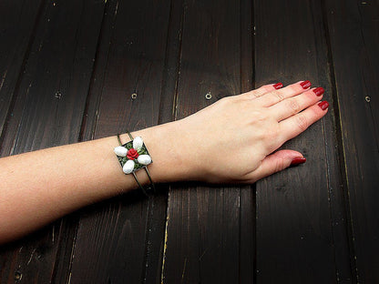 Bratara statement UNICAT Secret Garden H - GlamBazaar.ro