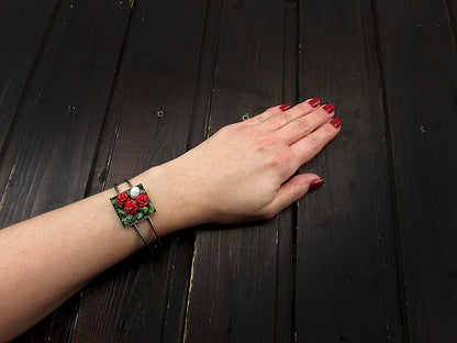 Bratara statement UNICAT Secret Garden K - GlamBazaar.ro