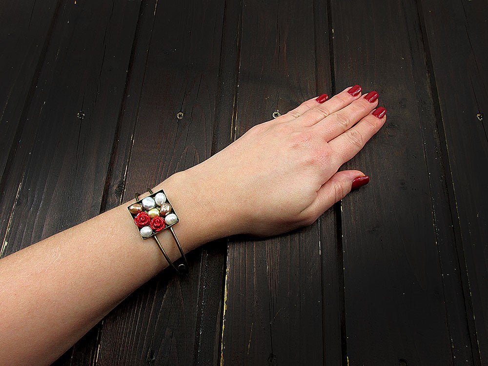 Bratara statement UNICAT Secret Garden O - GlamBazaar.ro