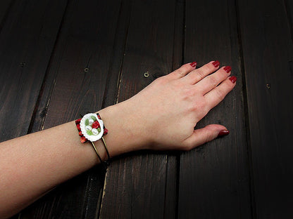 Bratara statement UNICAT Secret Garden W - GlamBazaar.ro