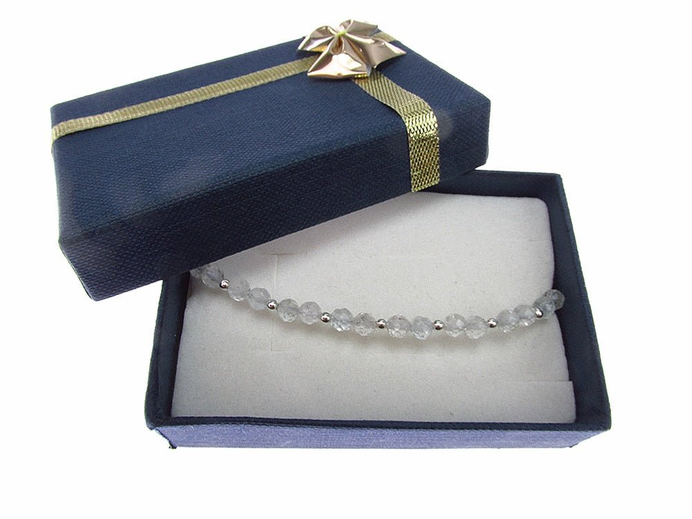 Bratara topaz natural fatetat cu argint - GlamBazaar.ro