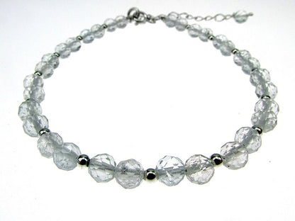 Bratara topaz natural fatetat cu argint - GlamBazaar.ro