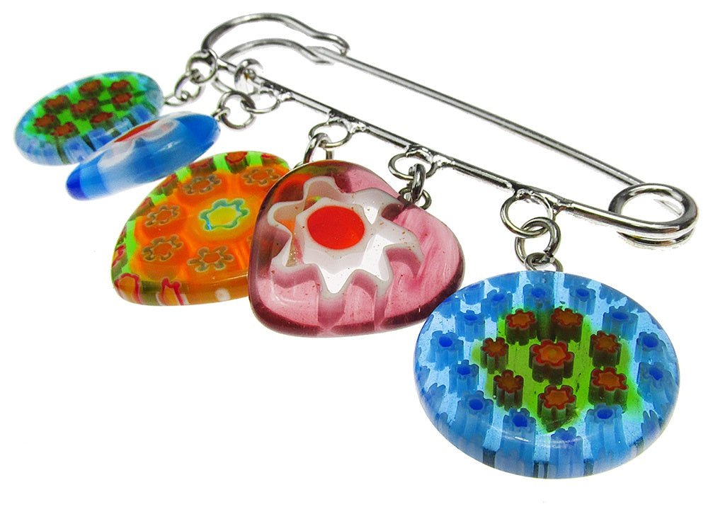 Brosa ac de siguranta supradimensionat Murano - GlamBazaar.ro