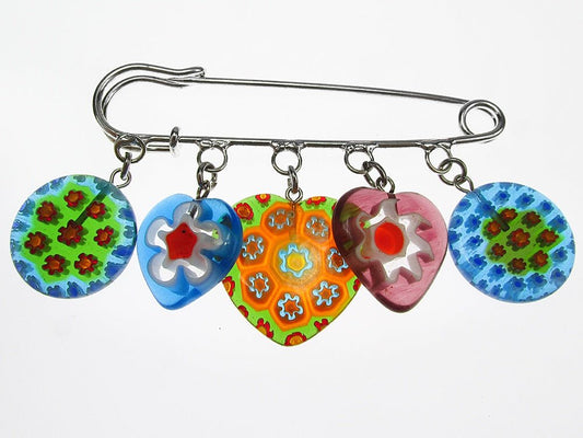 Brosa ac de siguranta supradimensionat Murano - GlamBazaar.ro