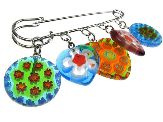 Brosa ac de siguranta supradimensionat Murano - GlamBazaar.ro