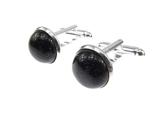 Butoni camasa cu Piatra Soarelui albastra 12 MM - GlamBazaar.ro