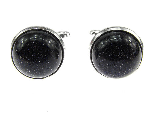 Butoni camasa cu Piatra Soarelui albastra 12 MM - GlamBazaar.ro