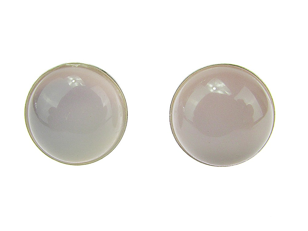 Cercei argint cu calcedonie 10 MM