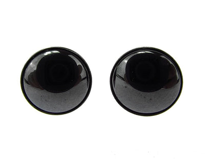 Cercei argint cu hematit 10 MM - GlamBazaar.ro