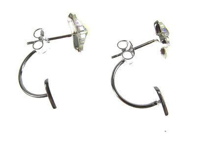 Cercei argint Double Glam fluture si inimioara - GlamBazaar.ro