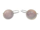 Cercei argint model clasic cu calcedonie 10 MM
