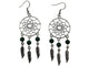 Cercei candelabru Dreamcatcher cu malachit - GlamBazaar.ro