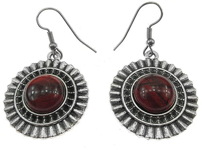 Cercei candelabru model raze cu jasp Moakit - GlamBazaar.ro