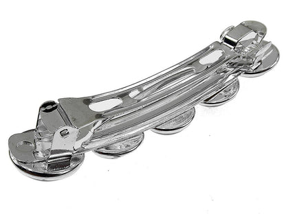 Clama de par cu jad verde si onix - GlamBazaar.ro